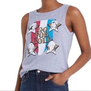 ABC Studios Womens Golden Girls Go For Gold T Shirt Tank Top Size XXL